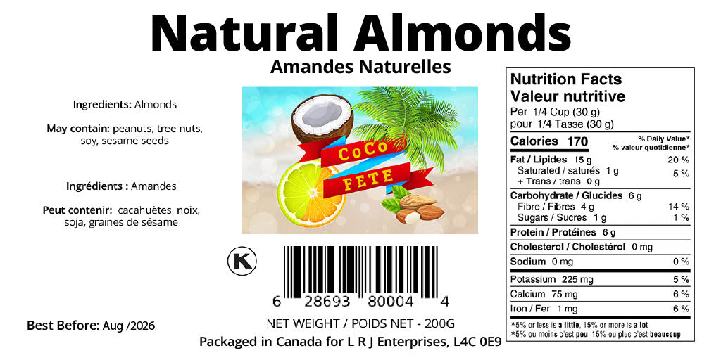 Natural Almonds