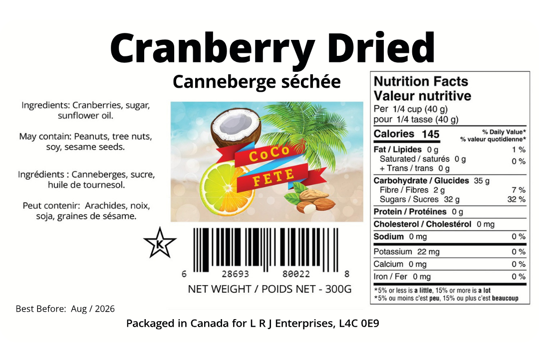 Dried Cranberries