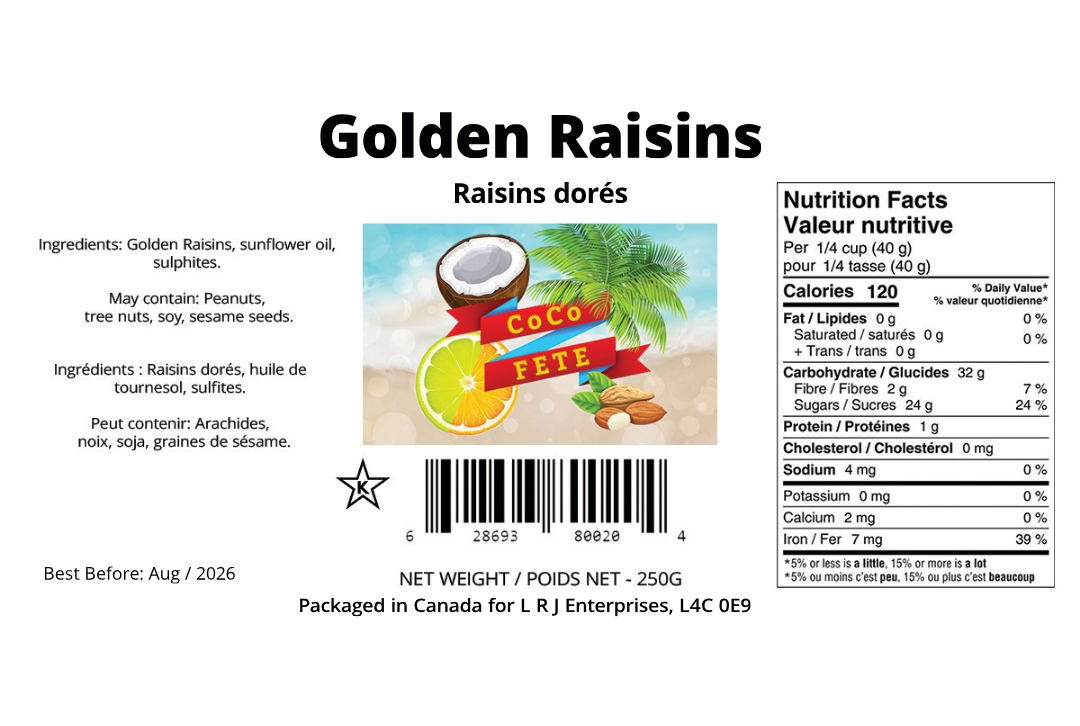 Golden Raisins