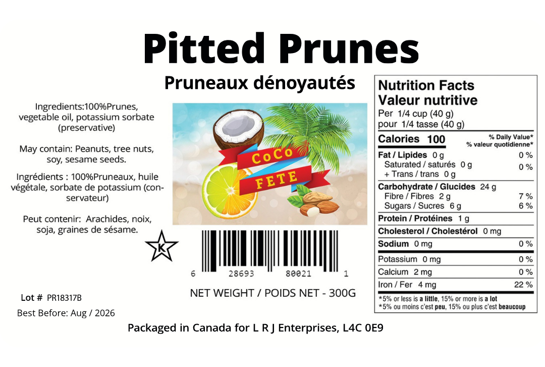 Pitted Prunes