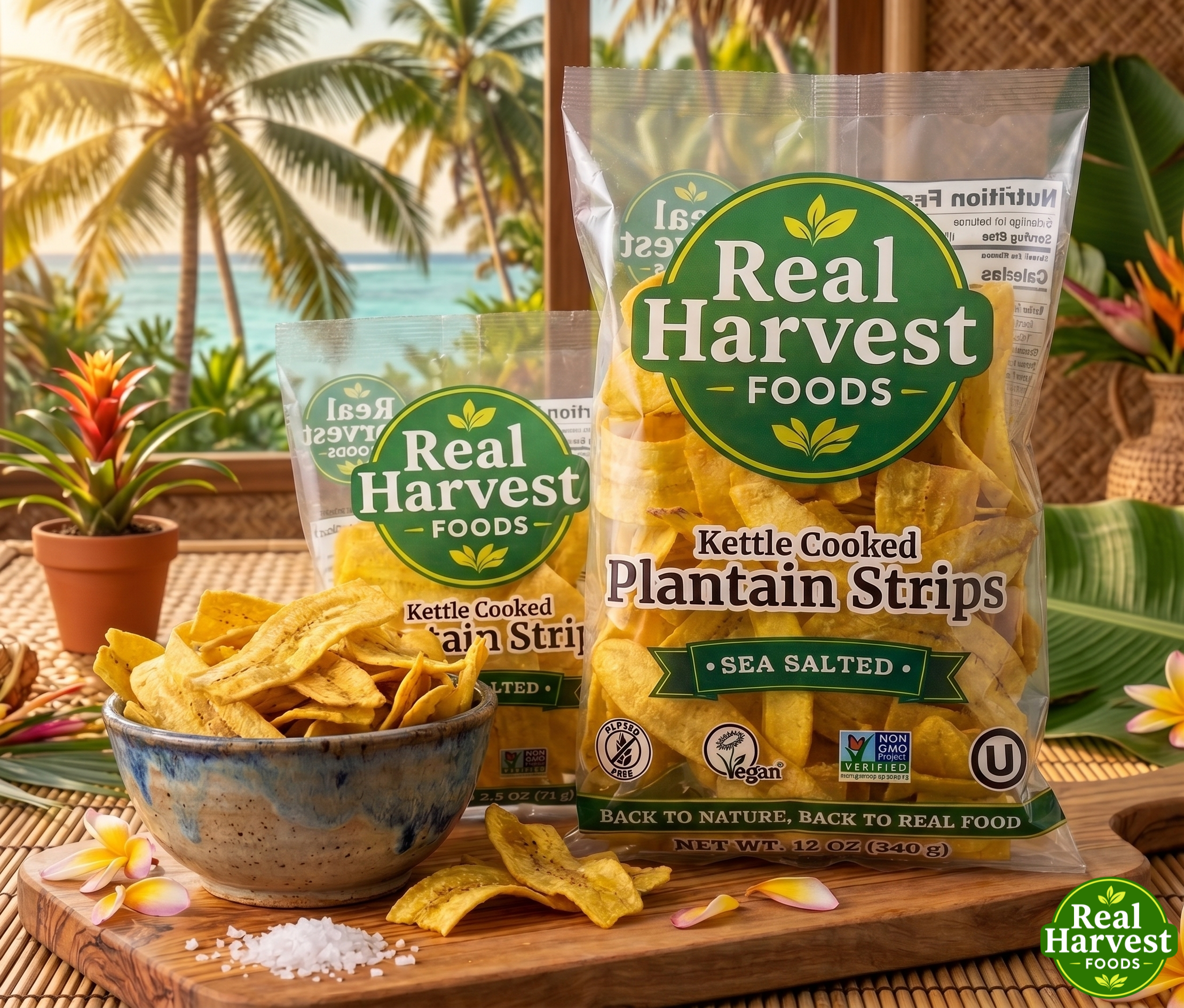 Kettle Cooked Plantain Strips